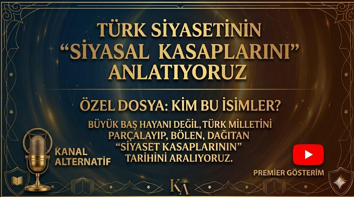 yazparov's tweet photo. TÜRK SİYASETİNİN "SİYASAL KASAPLARININ" TARİHÇESİ
1-Evet sevgili okurlarımız az öncew linkini de paylaştığımız son YouTube videomuzda sizlere TÜRK SİYASETİNİN "SİYASAL KASAPLARININ" TARİHÇESİ'ni anlattık.Linki bir kez de buradan paylaşalım...
https://t.co/Gkna2wPXBi https://t.co/7pv5iIELAq