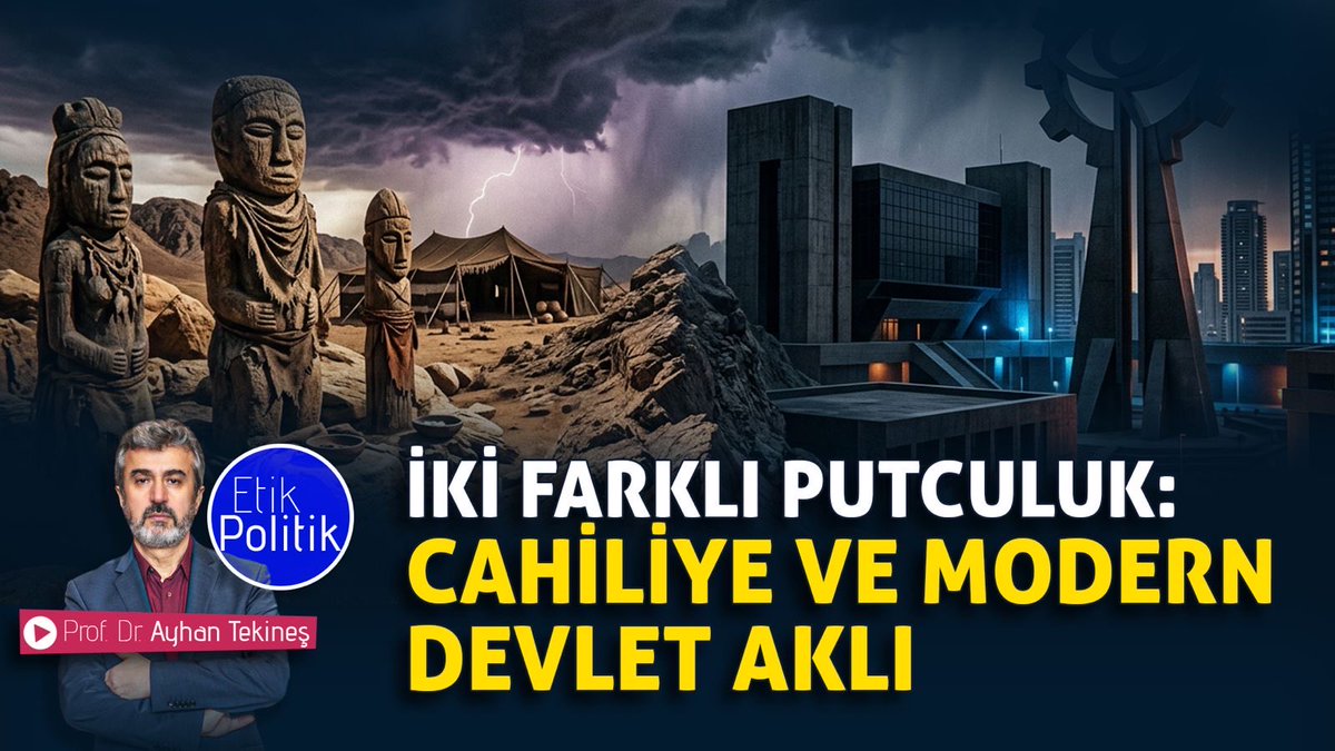 ayhtekines's tweet photo. “Devlet Aklı” derken aslında ne diyorlar? 
Hukuki referans yok.
Akli referans yok. 
Ama insanları hapsediyor, hain ilan ediyorlar. 
Bu cahiliye değil de nedir? 
#Cahiliye #DevletAklı #Putçuluk 
https://t.co/43TmNPk8hW https://t.co/uC8GqhFRda