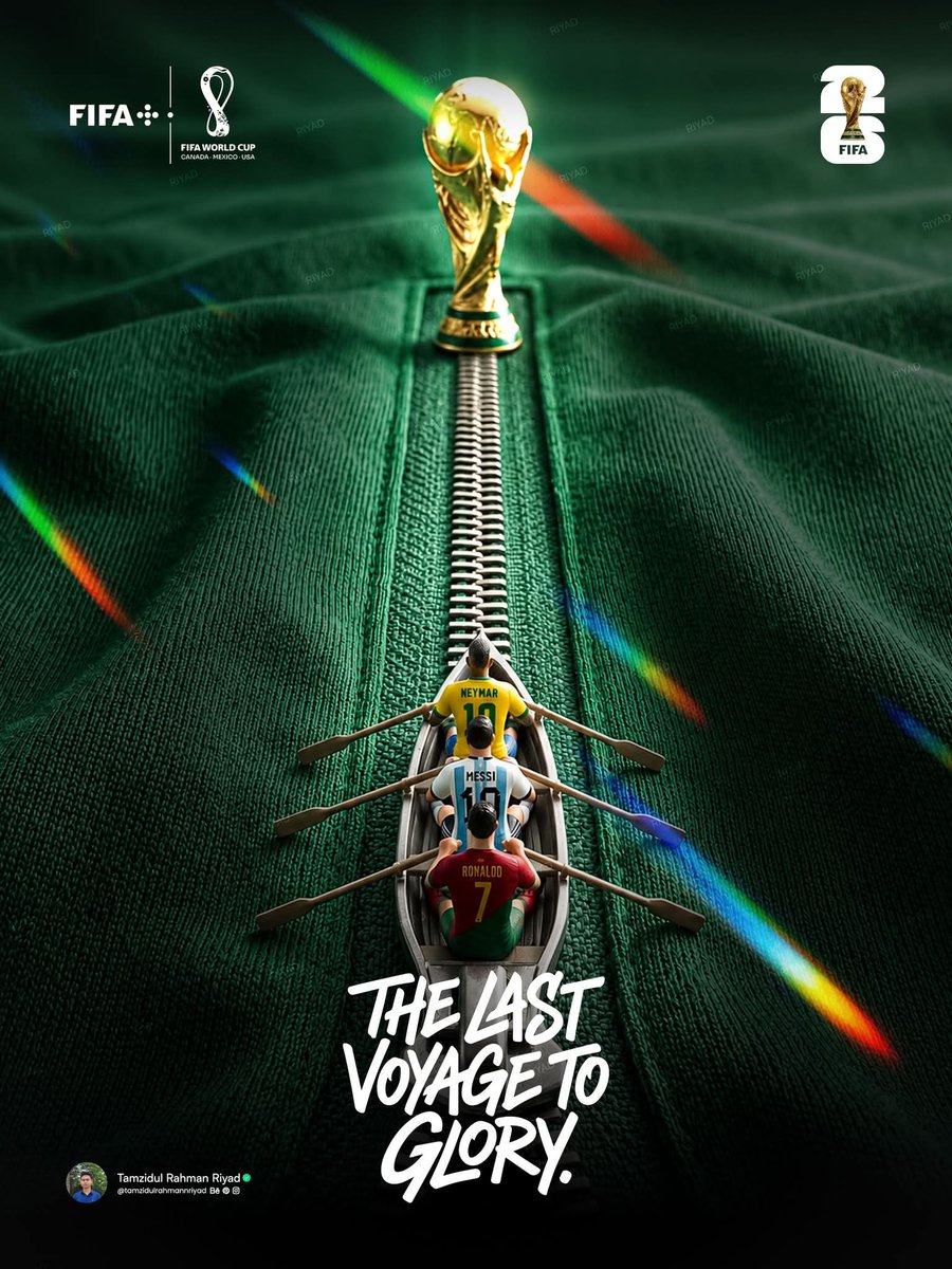 Victorike80421's tweet photo. FIFA World Cup Concept | The Last Voyage to Glory

And it was done with Ai

Well done Tamzidul Rahman Riyad. 🤝 https://t.co/aiQVz81sTe