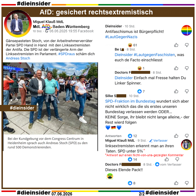 Die_Insider's tweet photo. Rund 500 Menschen demonstrierten in #Heidenheim gegen die rechtsextremistische #AfD!
 
#Antifaschismus ist Bürgerpflicht! #LautGegenNazis

#NiemalsAfD #AfDVerbot #BadenWürttemberg 
#GemeinsamGegenHass #DieInsider https://t.co/58aRyGkcz6