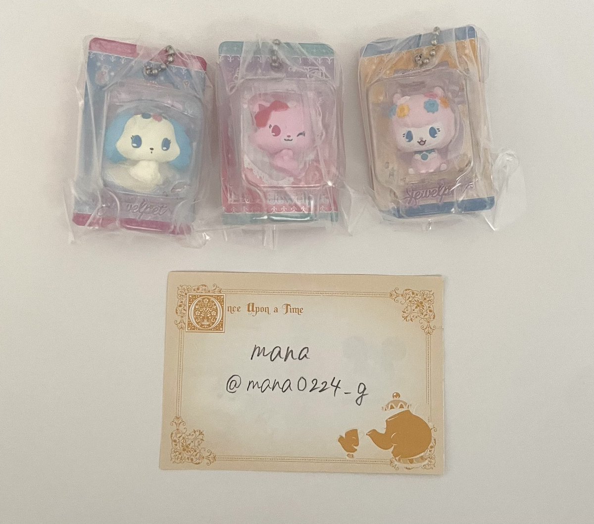 mana0224_g's tweet photo. 【交換】Jewelpet    ジュエルペット　パッケージミニチュアチャーム　ガチャガチャ

譲：サフィー　ガーネット　エンジェラ

求：同種ルビー＞異種ルビー・ラブラ

郵送のみ

検索からでもお気軽にお声がけください！ https://t.co/gfR24hScur