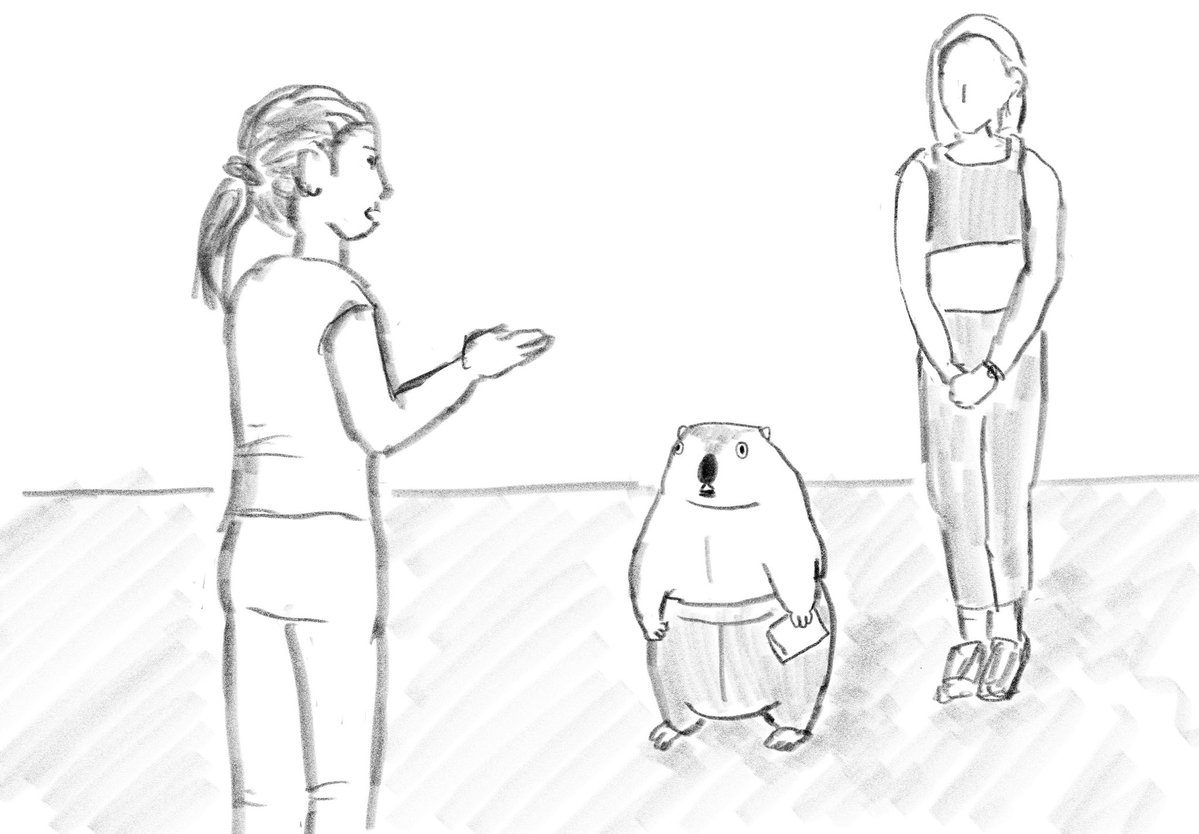 marmot_addict's tweet photo. このヨガ教室では、マーモットの入会は認められませんでした。

Marmot was not allowed to join this yoga class. https://t.co/Uf7H882Dq8