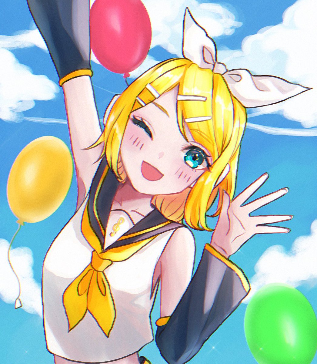 ameame_neko777's tweet photo. 「はーい🙋‍♀️みんな元気？✨」

ジャンプなリンちゃん描いてみた〜(全身はタップ推奨)
リンちゃん好きな絵描きさんと繋がりたーい！

#鏡音リン  #絵描きさんと繋がりたい  #絵描きさんフォロバ１００ https://t.co/Er0Cw8wIZ6