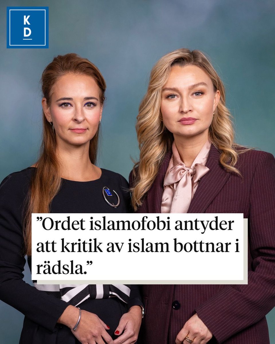 alicemedce's tweet photo. ”Vi vill förbjuda burka, niqab och annan ansiktsmaskering i offentliga miljöer, liksom slöja i förskolan och lågstadiet, eftersom klädsel vars syfte är att osynliggöra kvinnor i det offentliga rummet inte hör hemma i det svenska, jämställda samhället. Rektorer ska ha en skyldighet, och få verktyg för, att stoppa könsseparation, slöjtvång och andra hedersnormer i skolan. Vi arbetar för att terrorklassa islamistiska organisationer som Muslimska brödraskapet, och för att inrätta en EU-gemensam spärrlista mot hatpredikanter. Vi vill skärpa kraven för att få rösta i valen, och skärpa straffen för de svenska medborgare som deltar i utländsk makts proxyattacker mot mål i Sverige.

Dessa konkreta reformer är avgörande för en stärkt samhällsgemenskap, för ett Sverige som håller ihop. De utgör alla gränsdragningar som behövs för att såväl de som har fötts här som de som har flyttat till Sverige, inte sällan från totalitära muslimska stater, ska ges möjlighet att forma sina liv efter eget huvud i enlighet med våra gemensamma demokratiska principer, inklusive fullständig respekt för vår judiska minoritet.

Vi behöver samlas för att trycka tillbaka den eskalerande antisemitismen, som numera blottas i demonstrationer där till och med den judehatande iranska regimen hyllas, och vi måste kunna adressera detta utan tvångs- och reflexmässiga inlagor om att antimuslimskt hat minsann är ett problem i samma paritet. Den judiska befolkningen har som en nationellt erkänd minoritet rätt till särskilt skydd.”

https://t.co/TIWYVcP4TZ