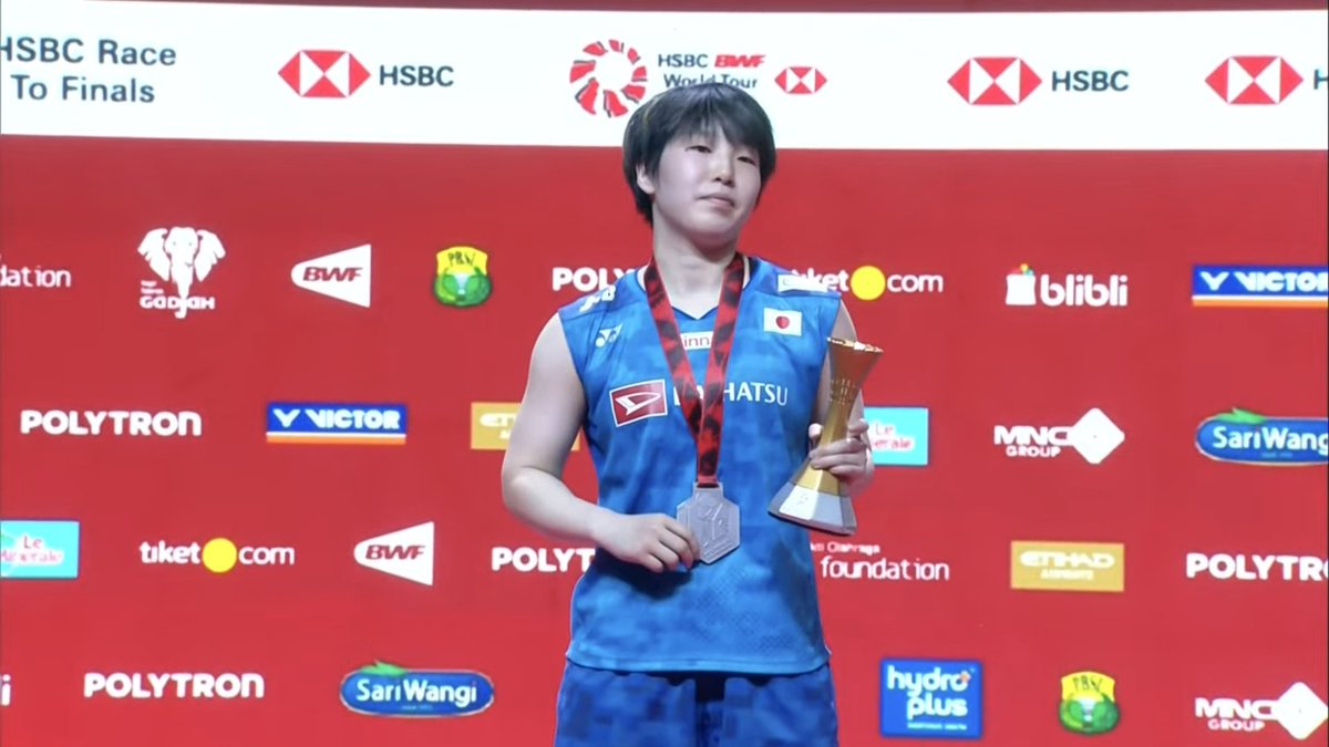 yorunonukumori's tweet photo. インドネシアOP 2026（Super 1000）
WS 山口選手 準優勝🥈✨✨
おめでとうございます🥳🥳👏👏
今日は難易度高いゲームだったけど、
S1000での決勝も久しぶりで嬉しかったな。
連戦お疲れ様でした☺️👏👏
#山口茜 #IndonesiaOpen2026 https://t.co/EMwDyeHWr1