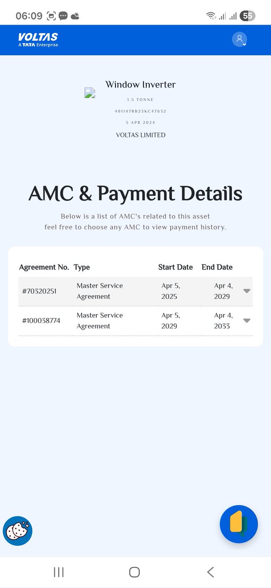 AmitPan83244872's tweet photo. @myvoltas I have raised my complaint for AC service on 26th May till date no one has come for service. I have also escalated the matter on mail to service team again no reply. I have purchased AMC till 2033. With this excellent service I'wd like to cancel AMC. Desh ka AC fail hai https://t.co/RkCGE6sW6d