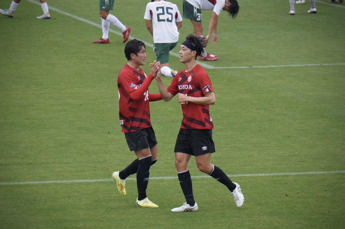 kbrn07's tweet photo. 常葉大学サッカー部とのトレーニングマッチの写真📸ラスト

◎24番 #竹田豪 さん
先週に続き今週もナイスゴール🙌

今日は鉄ママさん@lQGyc8nWYo91303 にも会えて嬉しかったです🥰
元気そうで良かった！

 #HondaFC https://t.co/GczXtFK7z2