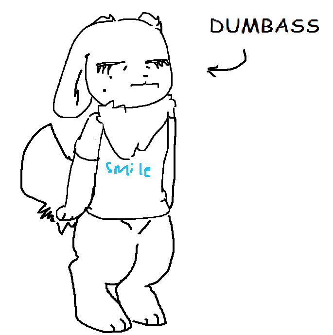 hello_grows's tweet photo. waited to draw at 4am award. too tired to draw rn this late so here's the mandatory mspaint mouse drawing. https://t.co/bxPH6SdBMU