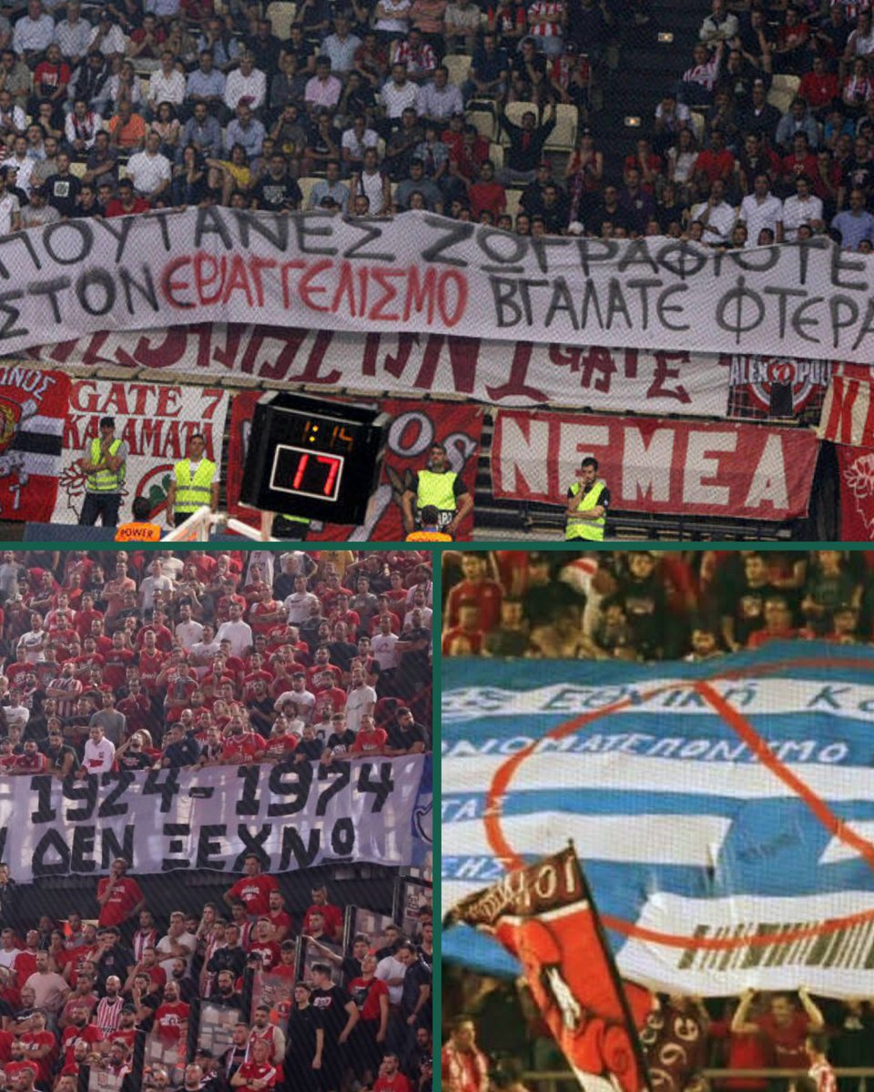 paohistorygr's tweet photo. Επίθεση του προπονητή του Ολυμπιακού στον κόσμο της ομάδας του: "Αγράμματα μουνόπ@να γ@μώ το σπίτι σας"
#paobc #panathinaikos https://t.co/Sdr1LDAIFn