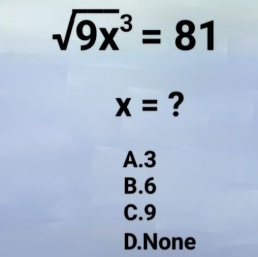 Daphne_lkm's tweet photo. What's the value of X? 
99% will get the answer in 8 seconds 
Vote for the Right Answer, is it A, B or C? https://t.co/ocw32X0XXS