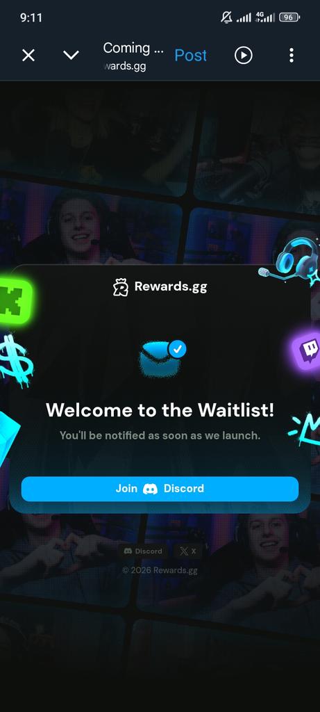 milifetalks's tweet photo. @RewardsVip Done ✅🚀

Joined the waitlist and excited for the launch of https://t.co/DcHQcdTDa3! 🎉🔥

Good luck to everyone entering 🍀💰

Can't wait to see what's coming! 🚀 https://t.co/Zlp1jGCFi1