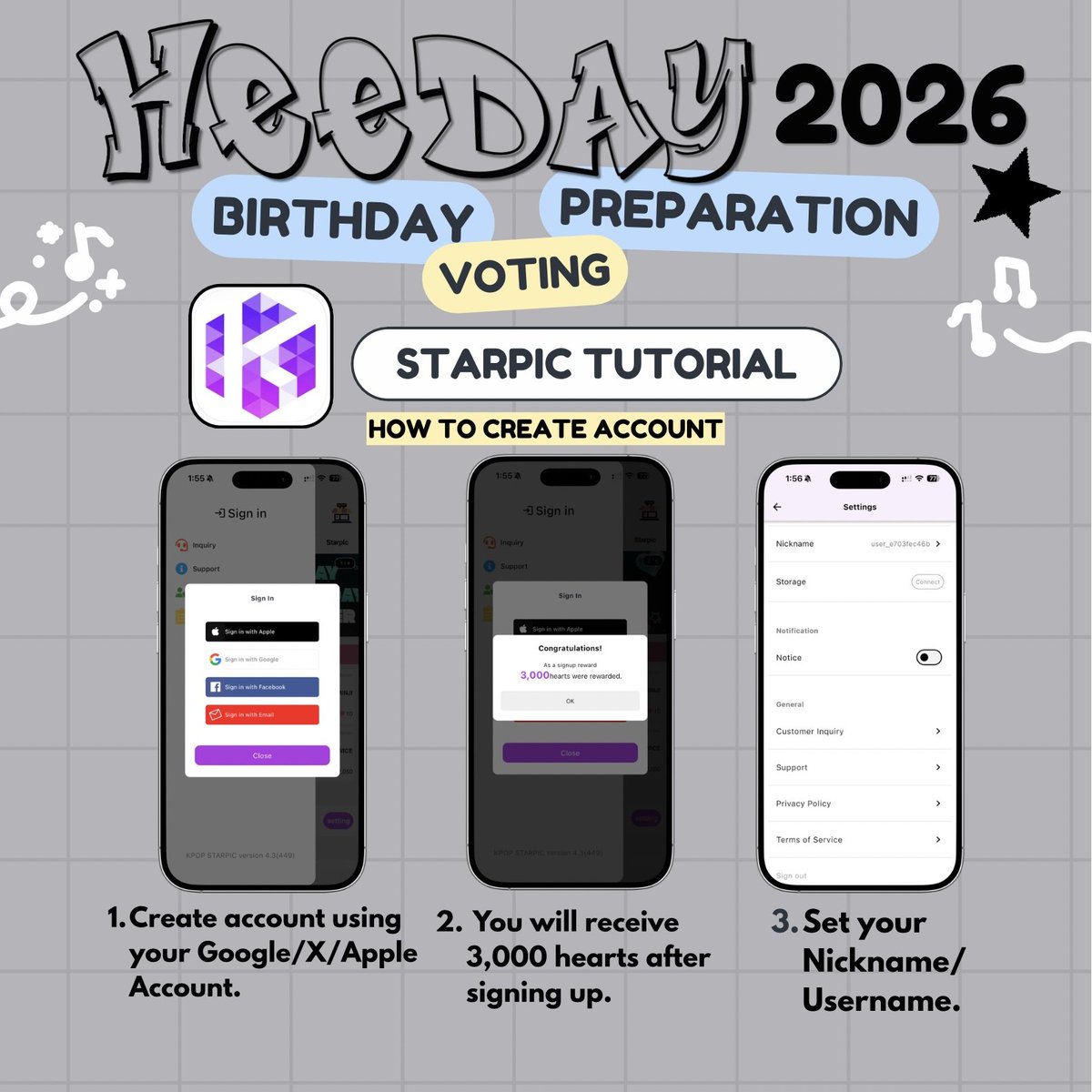 HeeseungVoting's tweet photo. [🔔] STARPIC DAILY REMINDER

Jalnandans/Aces!

Please start collecting on STARPIC for #HEESEUNG's upcoming birthday poll. 

How to collect:
✅️ Daily Attendance
✅️ Watching Video Ads

#HEESEUNG #EVAN #희승 #ヒスン #李羲承 https://t.co/eC6Oe0O5yW