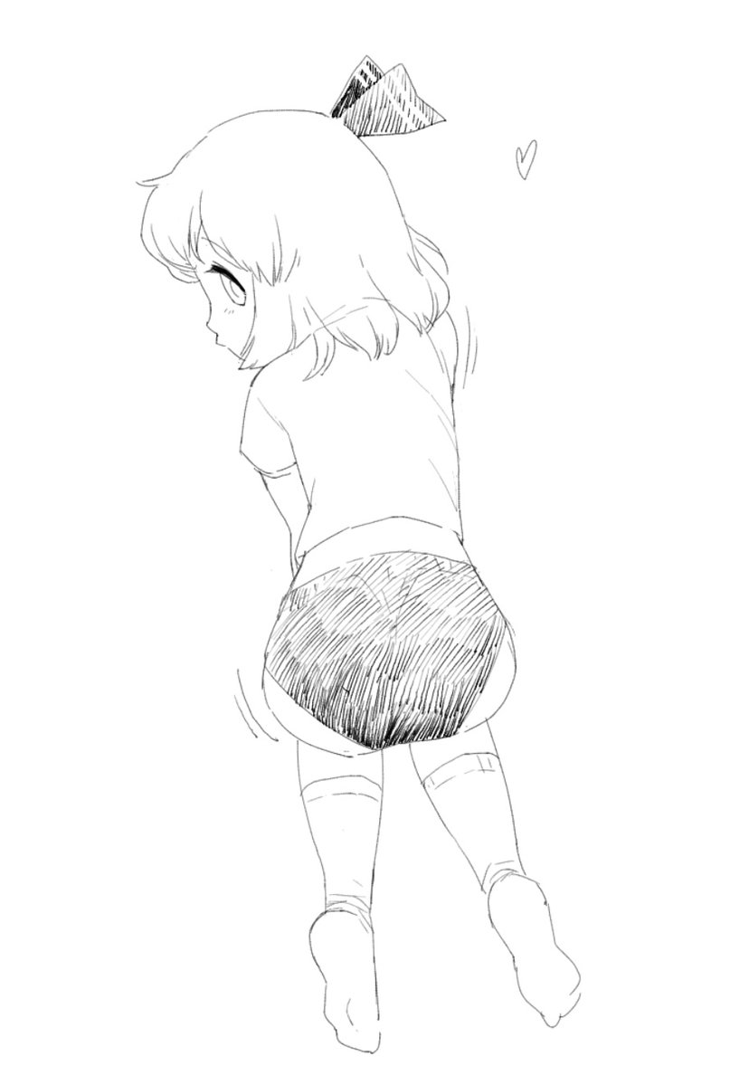 yonaki's tweet photo. ルーミアたん落書き #毎月7日はルーミアの日 https://t.co/lDlWI0ETV4