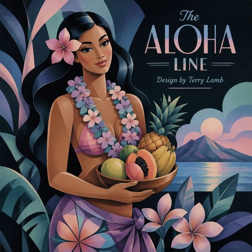 AlohaTerryL's tweet photo. 'The ALOHA Line' is going BIG. Copyright Registered_Terry Lamb https://t.co/HTCv199ZwE