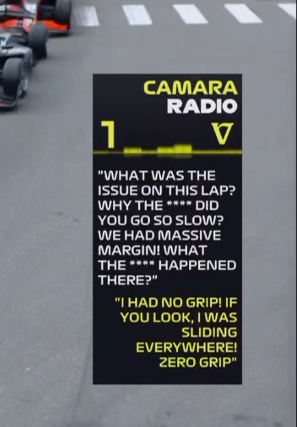 F1BigData's tweet photo. Why would you want enemies when you can have Camara's engineer? 💀💀 https://t.co/iYrqydYP1j