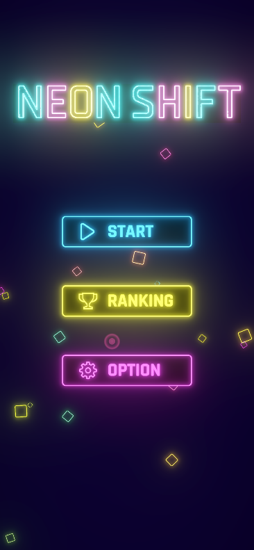RyoEn64's tweet photo. 【開発進捗】
ゲーム名をNEON SHIFTに決定しました。
Particle振らせてちょっと可愛い感じにしてみました。
#ゲーム開発 #個人ゲーム開発 #インディーゲーム #パズルゲーム
#indiedev #indiegame #gamedev https://t.co/asjI9KQvVV