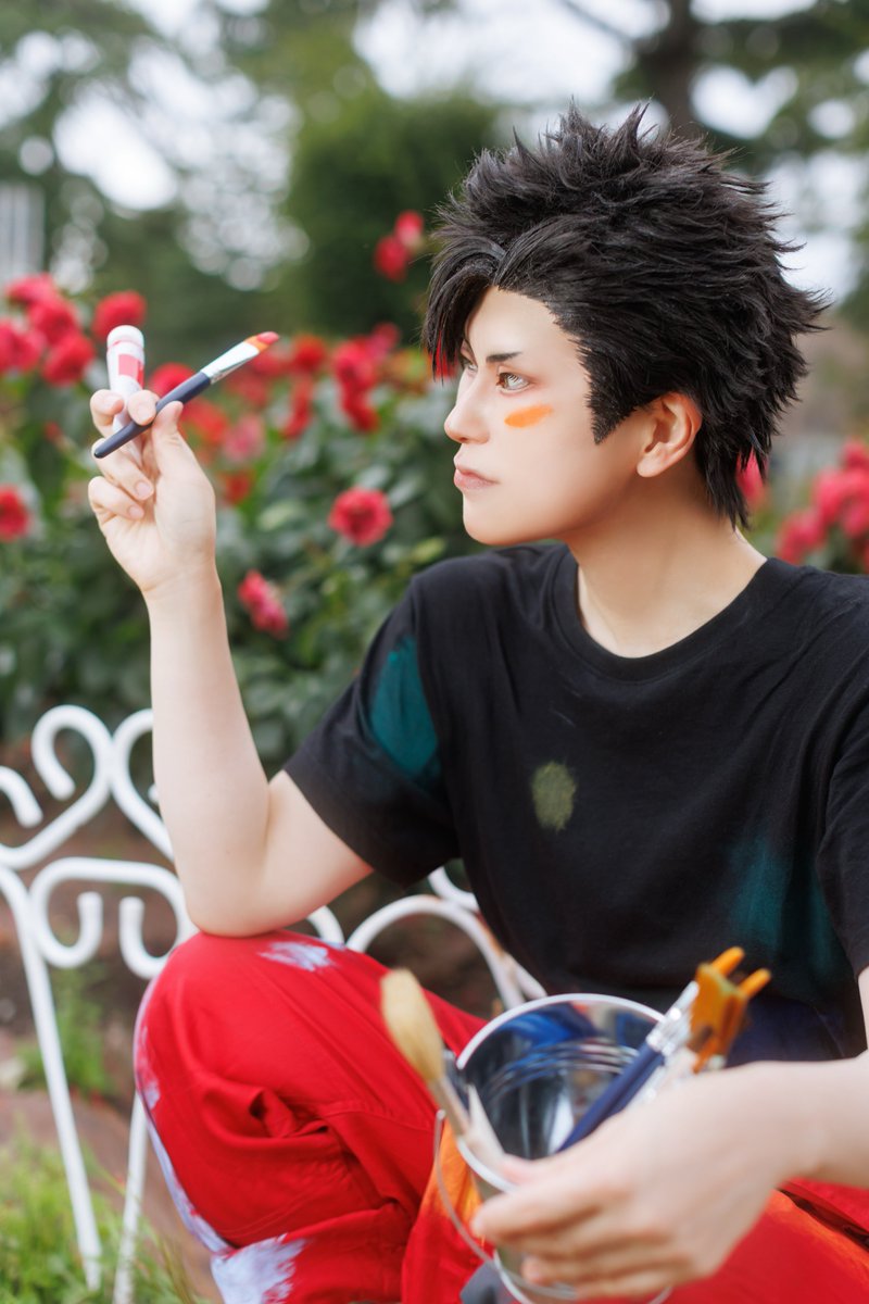 nanami_koropiyo's tweet photo. 【⚠︎cos/HQ】

-   Paint Suit🎨   -

photo:@nyanko1000say_ 
 #アコスタ鶴舞 https://t.co/8FRw8ExHeA
