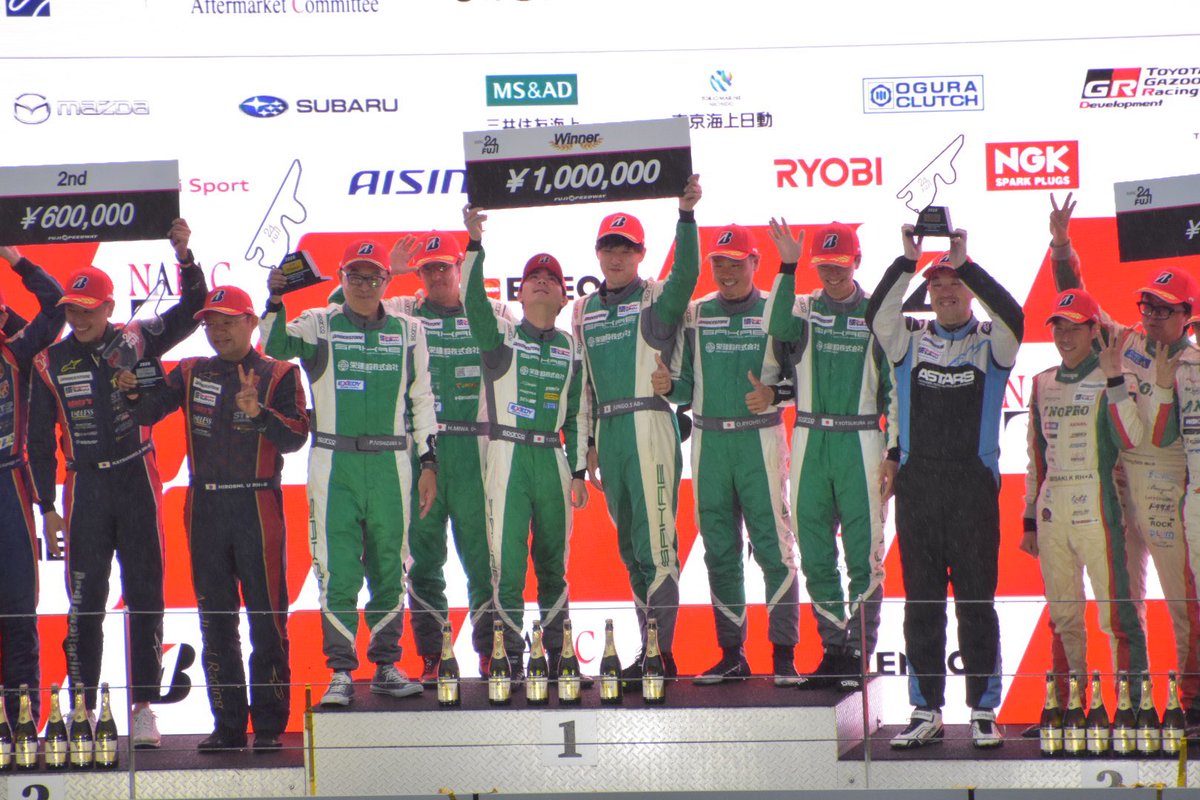 tozawa_satomi's tweet photo. supergt耐久 富士24時間レース
11号車 FCR58 SAKAE MOTOR SPORTS FIT

　　　✨ ST-5Fクラス 優勝🏆 ✨

公団ちゃんに、たくさんの応援ありがとうございました！

#super耐久 https://t.co/5x0J2YiwRB