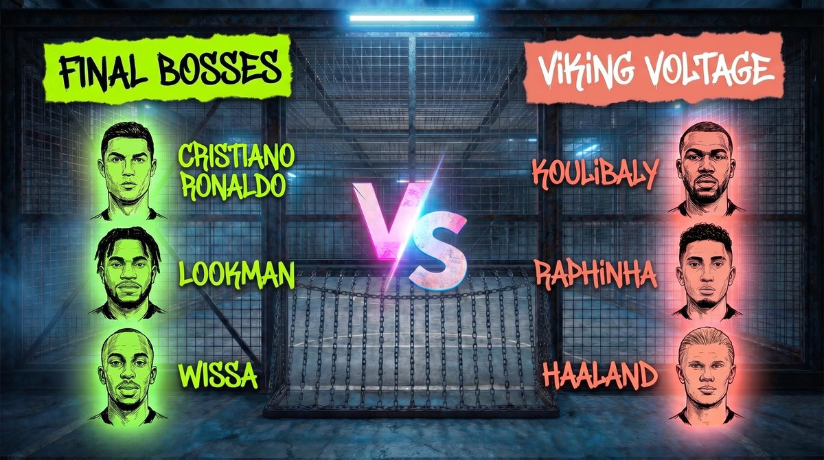 TopMercato's tweet photo. 💥 Cristiano Ronaldo 🆚 Erling Haaland se défient pour une place en demi-finales dans #lacage

Final Bosses ⚔️ Viking Voltage

Il n'en restera qu'un, vote pour ton équipe préférée ➡️ https://t.co/blTHhCfLSu https://t.co/34TJFYzSHp