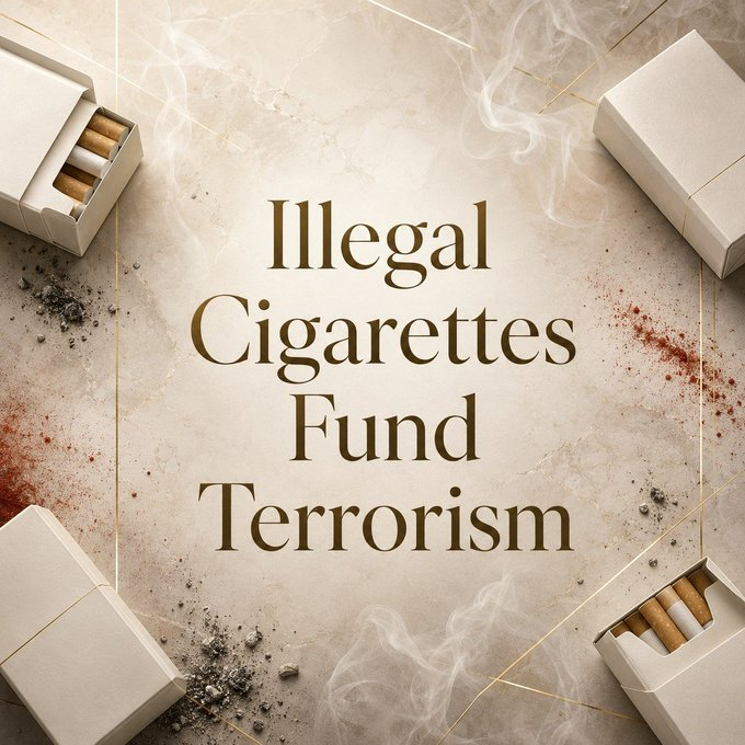 Afreen_ash's tweet photo. Pakistan is hemorrhaging billions in revenue to the Afghan cigarette smuggling route, but the real cost isn't financial—it’s the terrifying reality that this untracked black money fuels national insecurity
@PakPMO
@GovtofPakistan
@CMShehbaz
@OfficialDGISPR
#IllegalCigsFundTerror https://t.co/rWhCwQUFMl