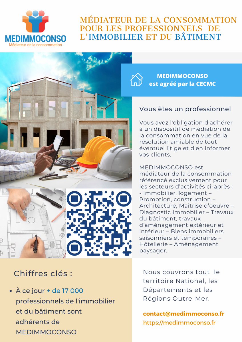 medimmoconso's tweet photo. Professionnels vous devez informer le consommateur des coordonnées de votre #médiateur de la #consommation (Bon de commande, contrat de vente, site internet,...) #immobilier #logement #construction #bâtiment #habitat #renovation #isolation #thermique https://t.co/tPtcwDTCSS https://t.co/6GLtOvu4TX
