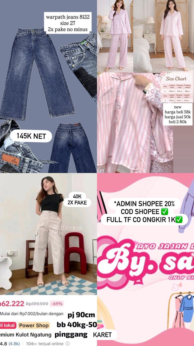 helloooooeyy's tweet photo. masih SALEEE BISA OREN COD
-ralph lauren 
-giordano
-polo club
-h&amp;m
-warpath jeans 8121
-tas https://t.co/BUacFSz3tE https://t.co/CiiHr3cZ5C