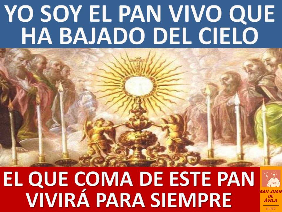 AP_SJA's tweet photo. ✝️ Solemnidad de Corpus Christi

📖 Yo soy el pan vivo que ha bajado del cielo; el que coma de este pan vivirá para siempre. Y el pan que yo daré es mi carne por la vida del mundo

El que come mi carne y bebe mi sangre tiene vida eterna

⛪️¡Feliz Domingo!

https://t.co/NUOmSTYqVJ https://t.co/EWexcAogbc