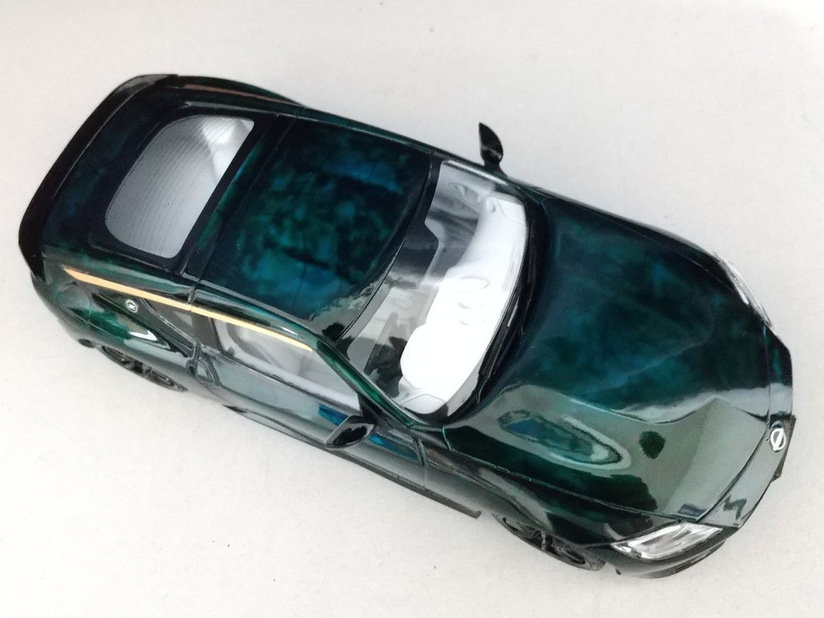 アオシマ の1/24楽プラ スナップカー RZ34 FAIRLADY Z CUSTOMIZED