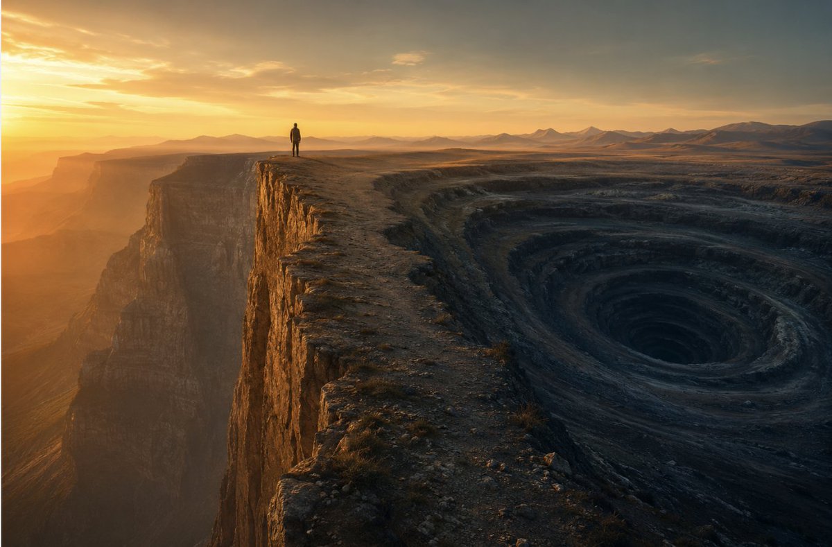 RichB118's tweet photo. A fair game can kill you. A favourable one can kill you faster.

A drunk man stands one step from a cliff. Each second he steps toward it or away on a fair coin. He falls with certainty. Not probably. Certainly. Most people get the answer right through reasoning that falls apart under one follow up question, and almost everyone misses the detail that makes it ominous. He falls with certainty, yet the expected time until he falls is infinite.

That is the puzzle Jane Street uses to filter seven figure minds. But it stops one step short of the thing that should actually frighten a trader.

Wealth does not add. It multiplies. And a bet with the odds tilted in your favour can still send the typical player broke, round after round, with no visible moment of failure. Lose fifty percent, then gain fifty percent, and you are not back where you started. You are down twenty five. Multiplication is not addition, and your account compounds.

The drunkard is the warning you can see coming. The compounding machine is the one you cannot. Most investors fail because they never realise there are two edges, not one.

Full piece here: https://t.co/px1h96Uglh

#TrendFollowing #SystematicTrading #OutlierHunter #ComplexityEconomics