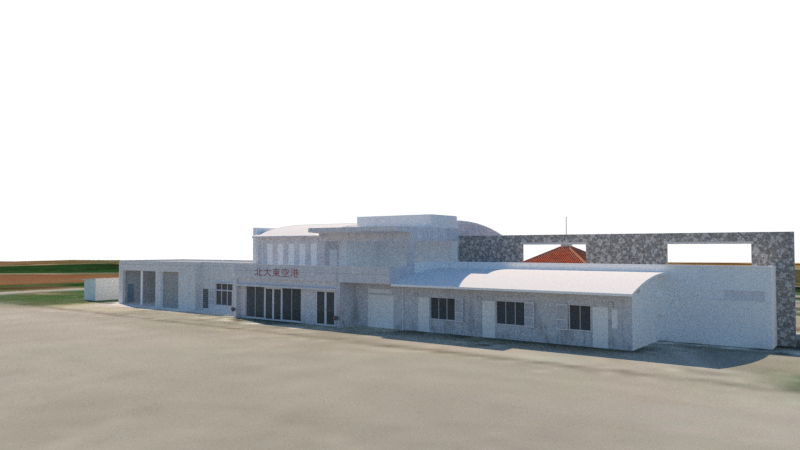 GATE15Scenery's tweet photo. This time, Kitadaito Airport is being modeled in great detail, just like Minamidaito Airport.

The terminal waiting area and other interior spaces will be recreated to the same level of detail as those at Minamidaito Airport. https://t.co/Elxb86bgJW