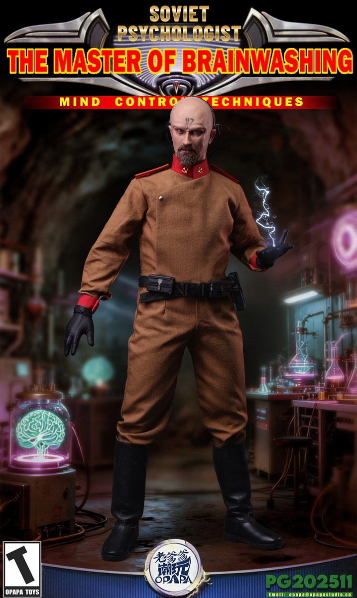 opapastudio's tweet photo. Brand:OPAPA TOYS
Product Name: Yuri-A Soviet Psychologist
Product Number:PG202511
Scale:1/6 https://t.co/QVZh97S0tz