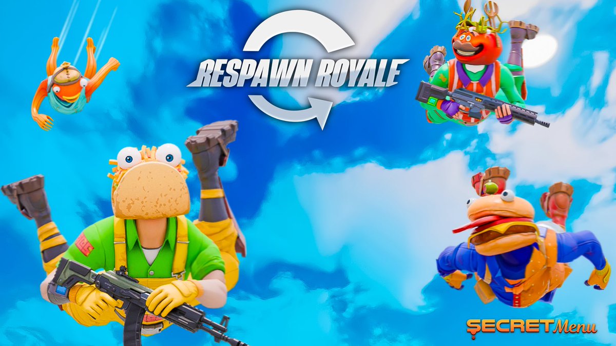 audieloco's tweet photo. Respawn Royale has finally been RELEASED! Go check it out!

Island Code: 2007-8567-1399

#Fortnite #FortniteCreative #UEFN #SecretMenu https://t.co/4Dydzw085C