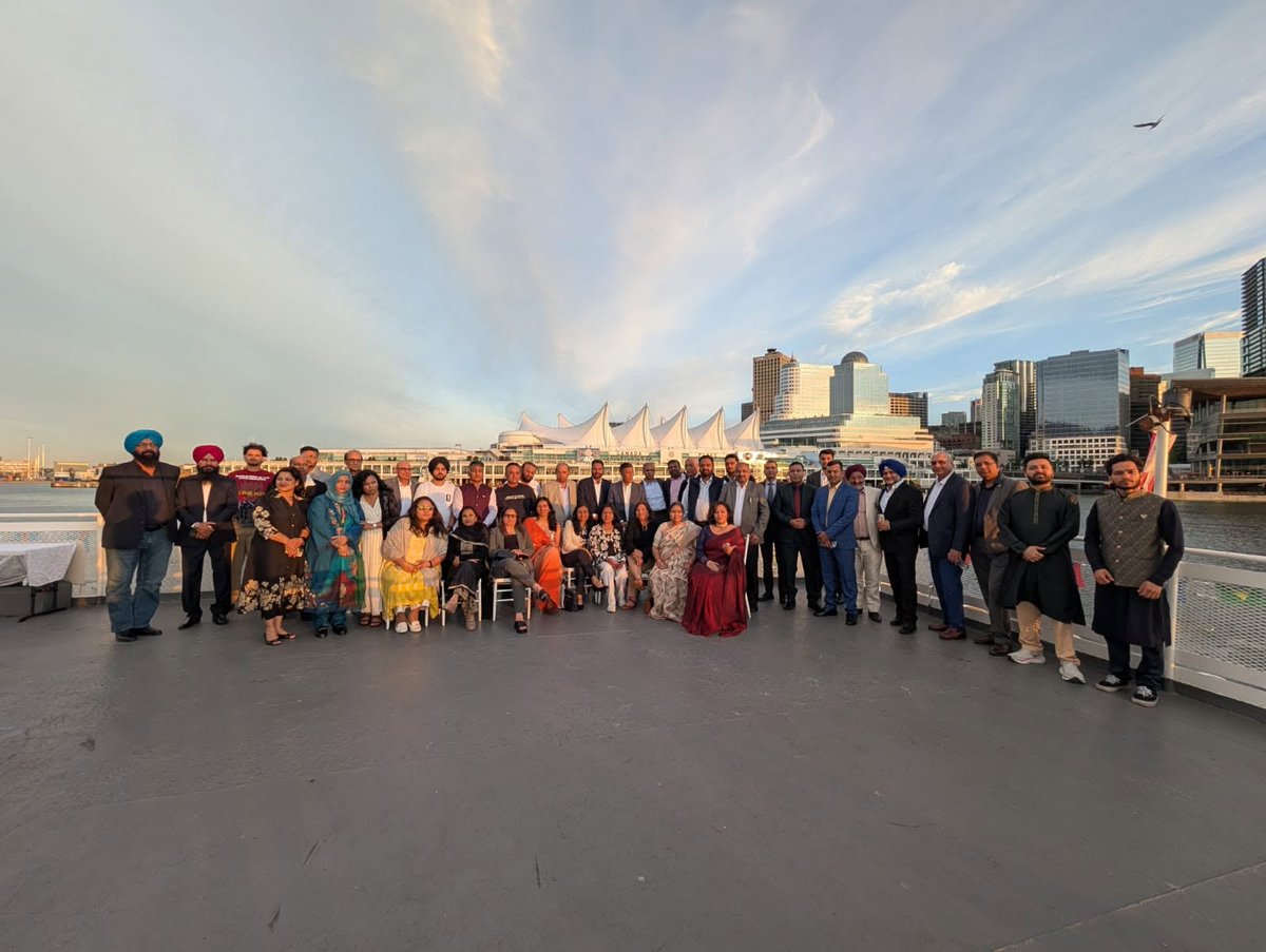 MagazineEnt's tweet photo. The Consulate General of India, Vancouver recently hosted its Annual Media Reception aboard the Burrard Queen, bringing together media representatives from across the Lower Mainland for an evening of interaction, insight, and collaboration. https://t.co/m7BR0Oe96A