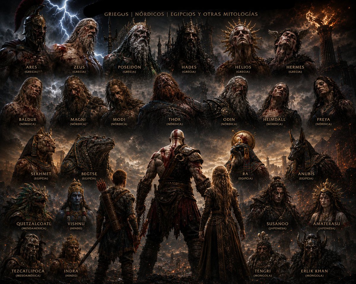 JorgeValonqar's tweet photo. La familia unida, jamás será vencida.

Verás, verás a Zeus y Odín aliándose para acabar con la mujer del asesino de dioses y con Kratos o Atreus en futuras entregas.

God of war Laufey expandirá este universo de una manera increíble. https://t.co/xpByC0JlKl
