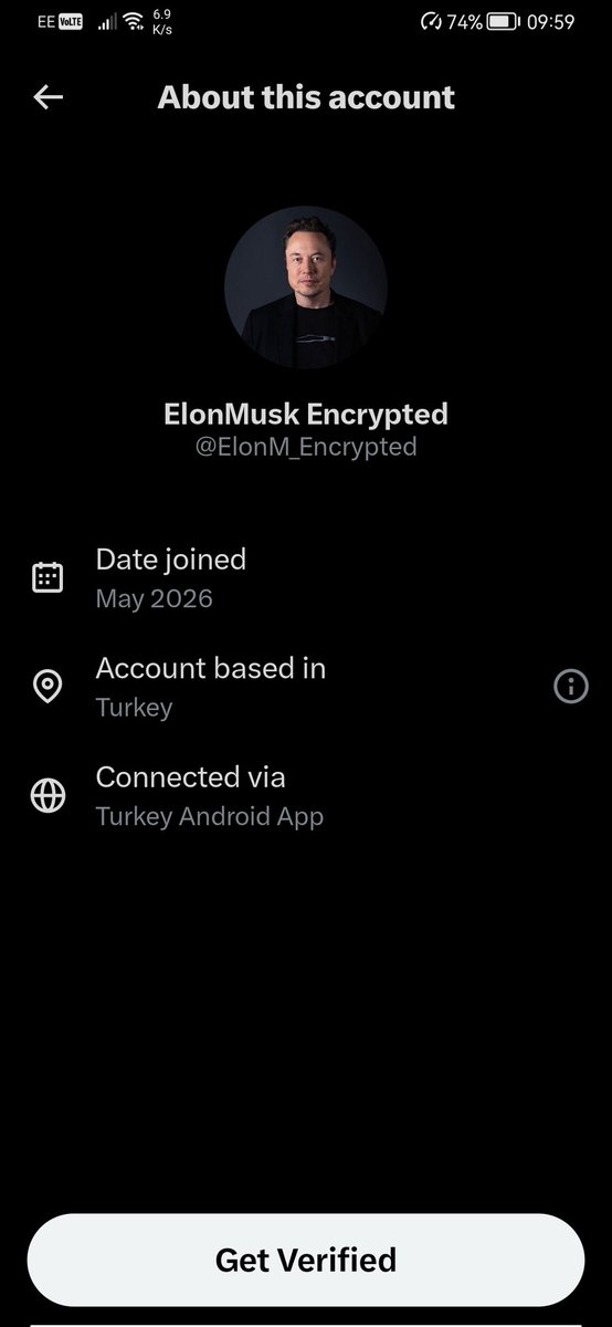 Matrix247's tweet photo. @1barbaric7 @ElonM_Encrypted @ELONVISIONkd86 Turkish account. 🤣🤣 https://t.co/6VZAnbRxwB