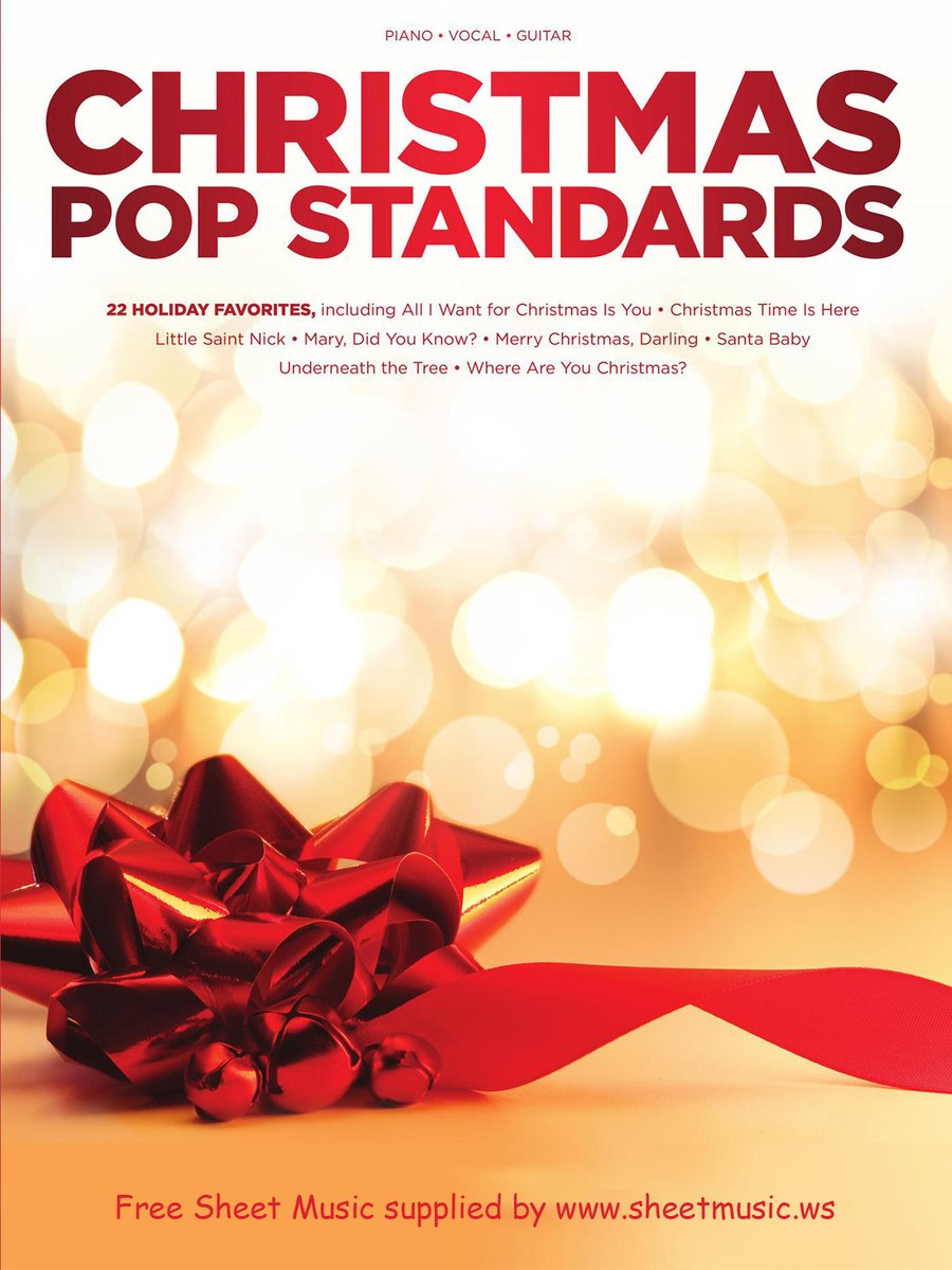 sheetmusic_ws's tweet photo. Songbook Christmas Pop Standards Songbook featuring 22 contemporary holiday hits, arranged for piano, voice and guitar

Free download
https://t.co/Yg8hrPEYst

#songbook #sheetmusic #piano #vocal #guitar #christmas #standards #music https://t.co/SUND06gKt3