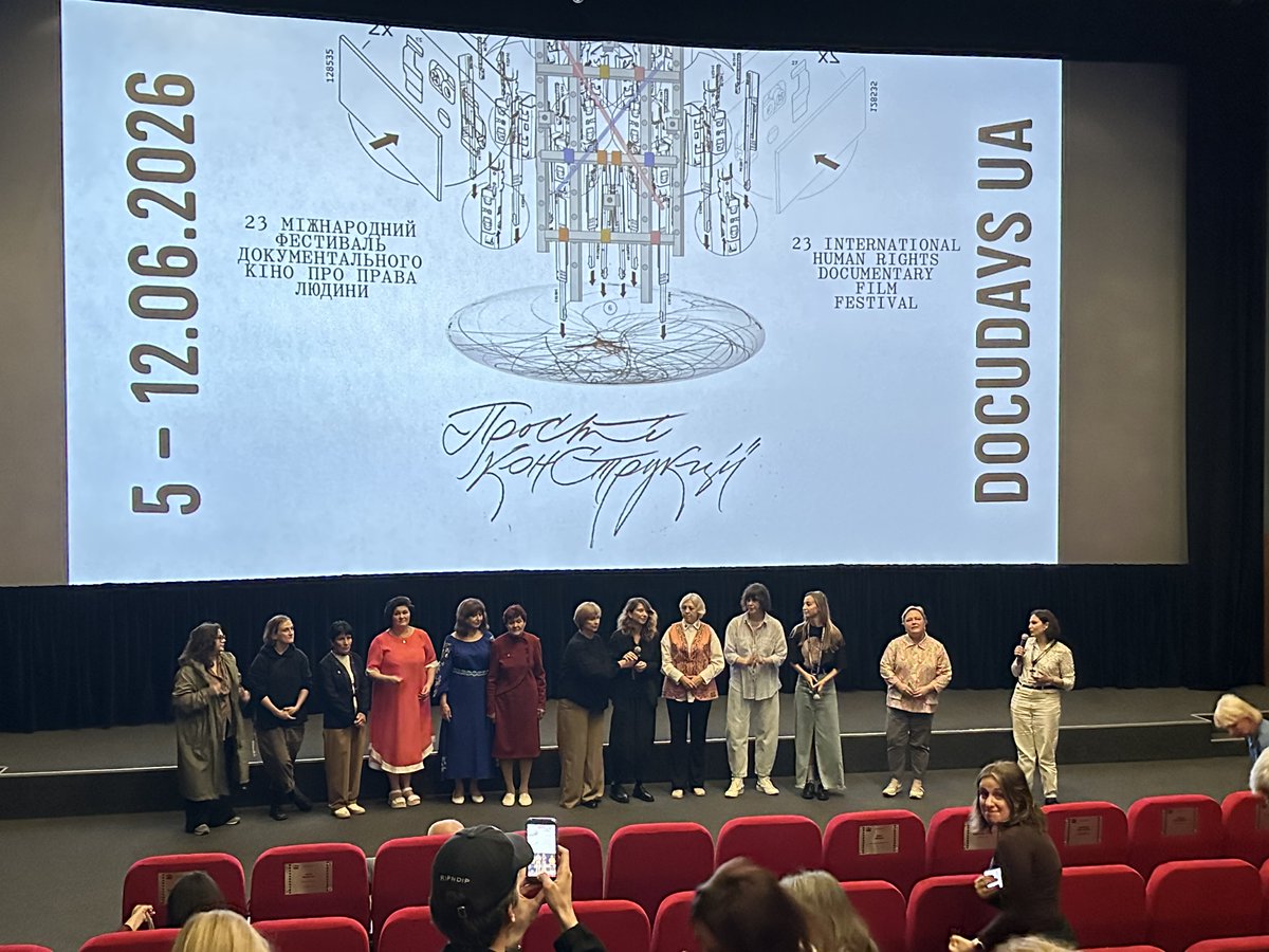 73RDARM's tweet photo. Attended this Documentary premiere this morning … absolutely worth viewing.
It’s about Russian sexual assault against women.
Will Update later with more details and my opinion.
#Podil #SexualAssautSirviours #WarCrimes https://t.co/2XxJglgopO