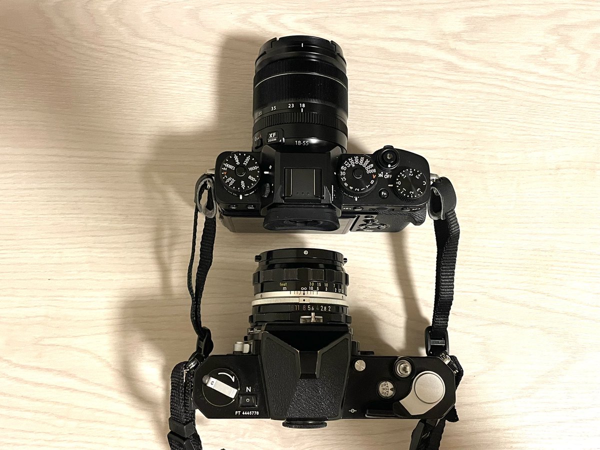 fukuokaken409's tweet photo. X-T3とNikomat FTNです
かわいいっすね https://t.co/WcPSirTpM1