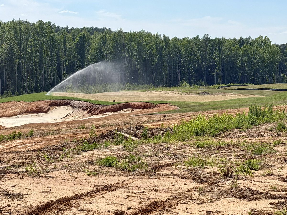 candyrootlodge's tweet photo. The greens have been laid https://t.co/nstmicRI2m