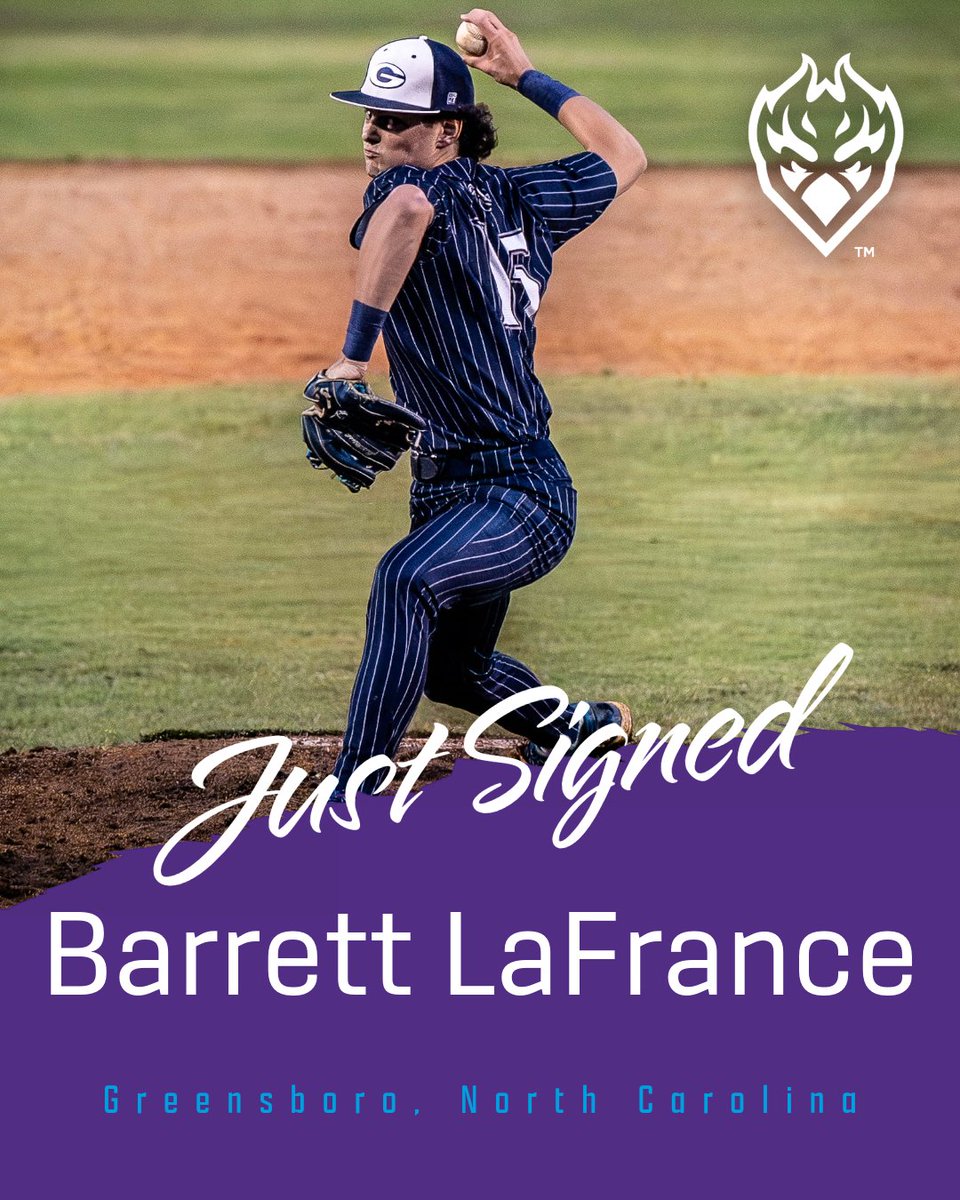 flpolybaseball's tweet photo. Another one added to the family! Welcome, Barrett!

#RiseUpPhoenix https://t.co/xJLRMZwqLn