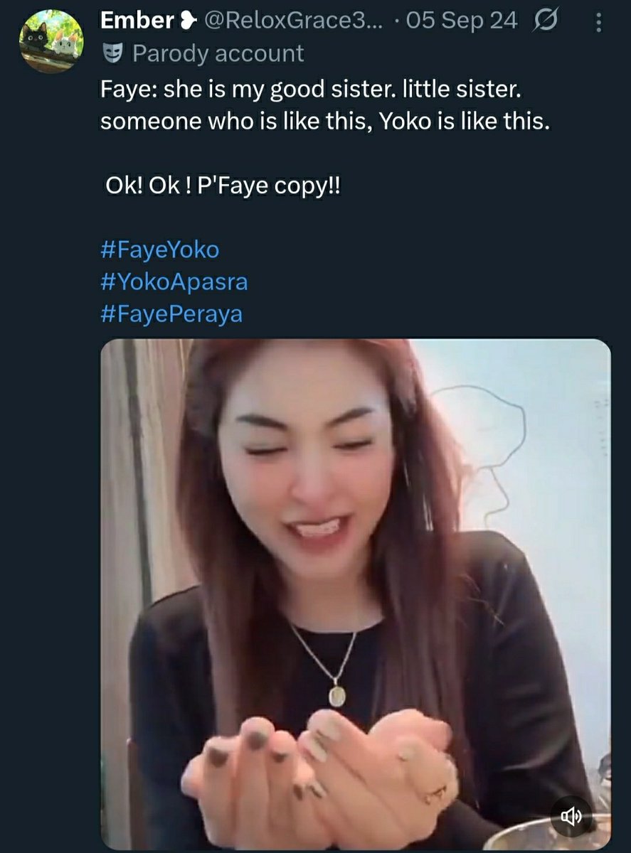 wonbm333's tweet photo. @fyocito Ex? faye said that yoko is her little sister https://t.co/5mh66jCa1J