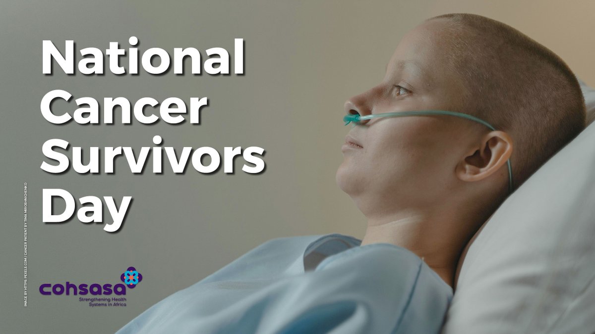 COHSASA's tweet photo. Stats show that more than 100 000 people are diagnosed with cancer annually, but only 6 out of 10 survive. (Source: CANSA).  

COHSASA honours those who have faced cancer with resilience and determination, and we remember the families, caregivers, and healthcare professionals who walk this journey alongside them. Your story inspires hope. Your courage changes lives. 

#NationalCancerSurvivorsDay #CancerSurvivor #Hope #Strength #Healthcare #Survivorship