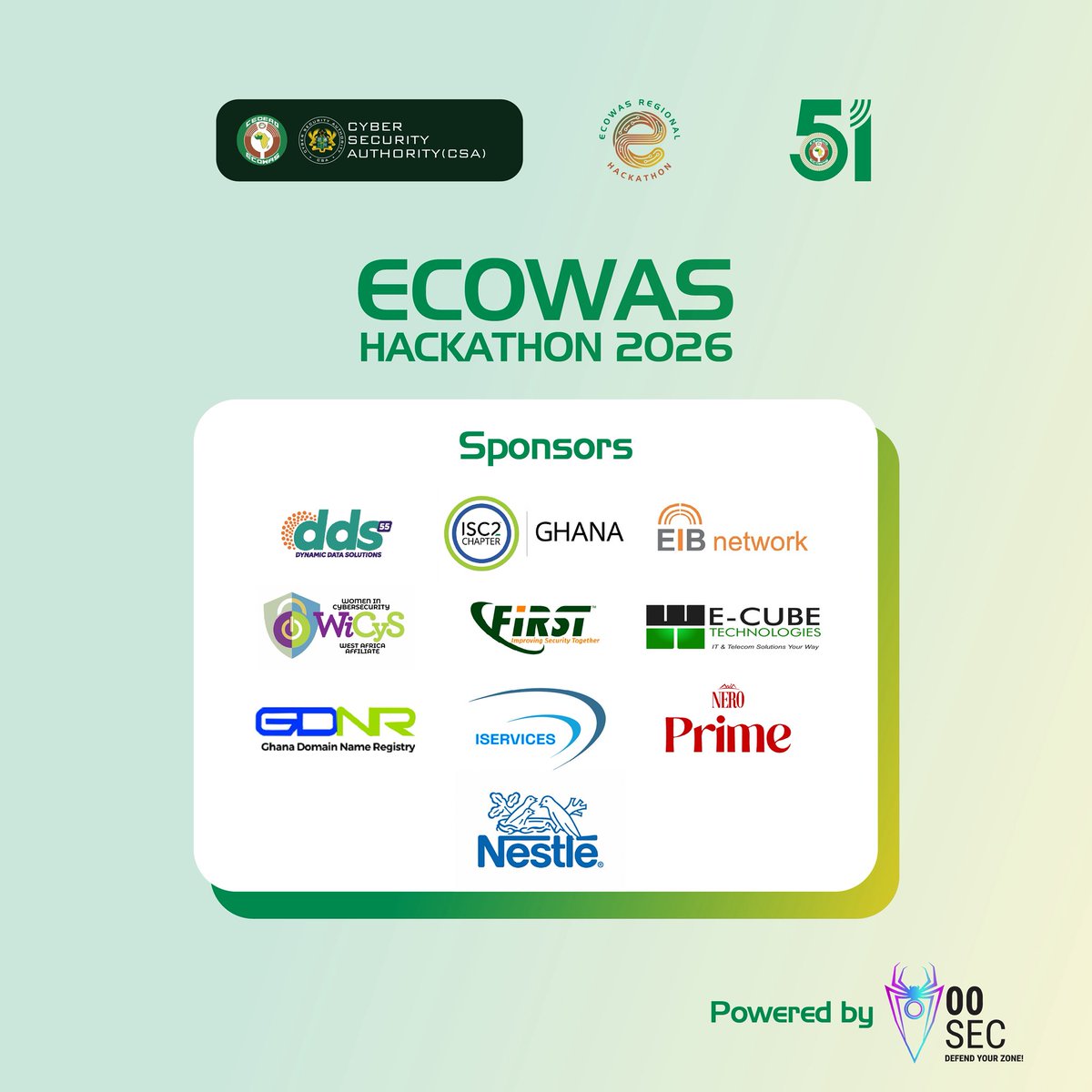 CSAGhana's tweet photo. Meet Team SilySec
Representing Guinea π¬π³ at the 2026 ECOWAS Regional Hackathon, they are ready to take on some of the toughest cybersecurity challenges alongside other cyber talent across West Africa.
#ECOWASHackathon
#cybersecurity
#cybersecurityGhana https://t.co/3Nm1DN2Qxm