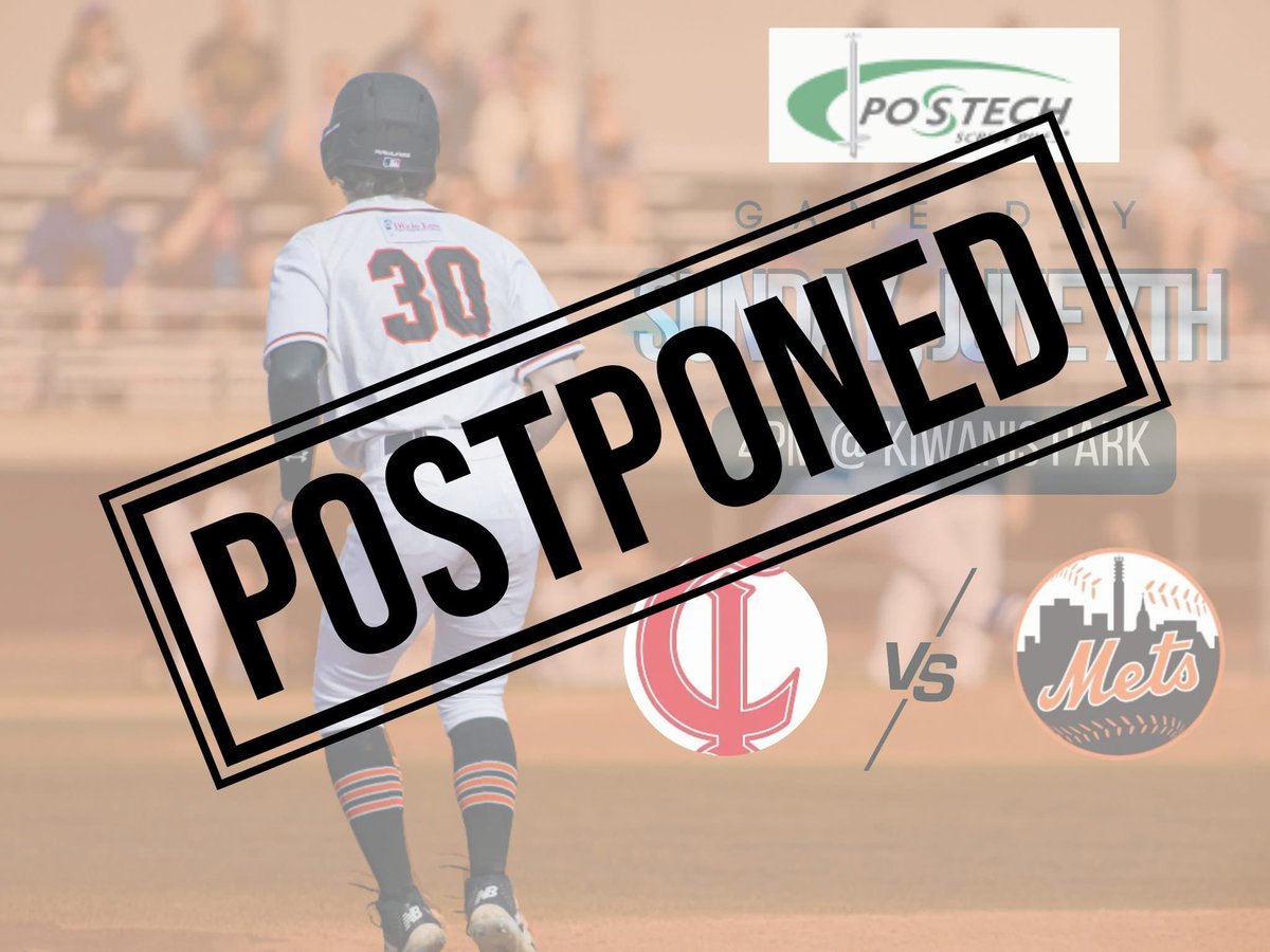 MWC1996's tweet photo. Today’s Monk Nets game is cancelled and postponed due to weather and rain and wet field conditions @MonctonMets sorry for any inconvenience we will try again next Sunday . but for now, today’s game is cancelled versus the Chatham Iron Man we will try again next Sunday thank you https://t.co/2oV0fSW9oM