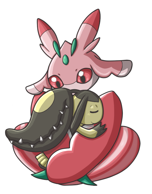 LShellbell's tweet photo. First part of an old commission for @alaskalurantis , it's a Mawile hugging a Lurantis❤️I'll upload the full piece later today.
#commissionart #pokemonㅤㅤㅤ #Pokemonartㅤ #lurantis #mawile #digitalartㅤㅤㅤㅤ https://t.co/qb0GBokptR