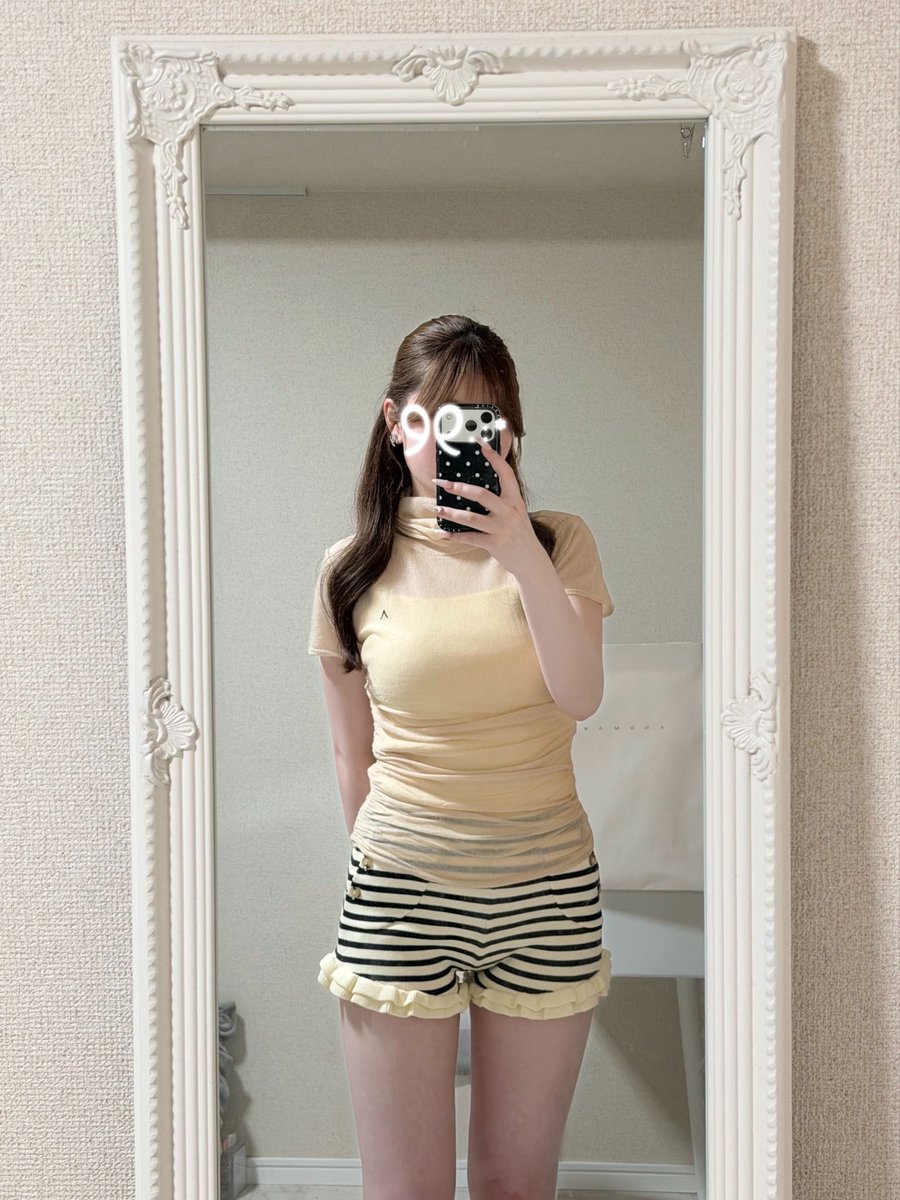 yy____mi's tweet photo. ♡ Connie mini pants set up ♡

買う予定にはなかったけど
実物みたら可愛くて購入したセトア🫶🏻
チクチクしない！もちふわ生地最高
まだ店舗には在庫あると思うから
ぜひ追いマリーしてください❕💐

#andmary #アンドマリー https://t.co/aD9YF2kylJ
