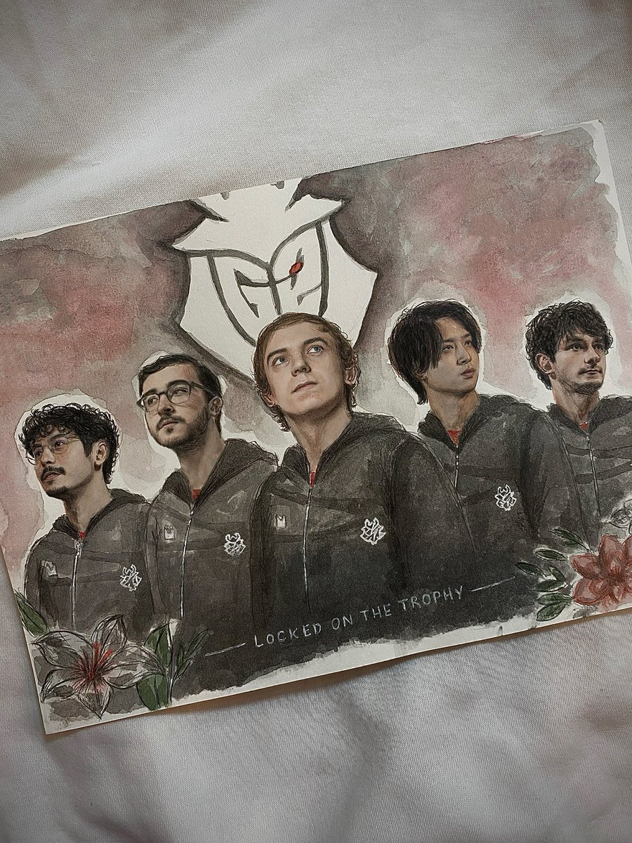 yutaif's tweet photo. every brushstroke carries a little bit of my faith in this team. let's bring that trophy home! ❤️ LET'S GO G2!!!

#G2WIN #G2ARMY #LEC https://t.co/zJP8zCEWkt