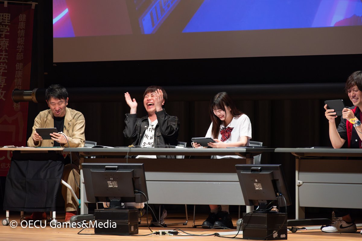 GamesAndMedia's tweet photo. ゲストに、次世代インフルエンサーの長浜広奈さん、NON STYLEの井上裕介さん（吉本興業）、ゲーム実況者集団・高田村リーダーの高田健志さんをお迎えし、参加者の皆さんと一緒にメタバース空間を活用した学びやコミュニケーションの可能性を体験しました。 https://t.co/jMj0aPiDuk