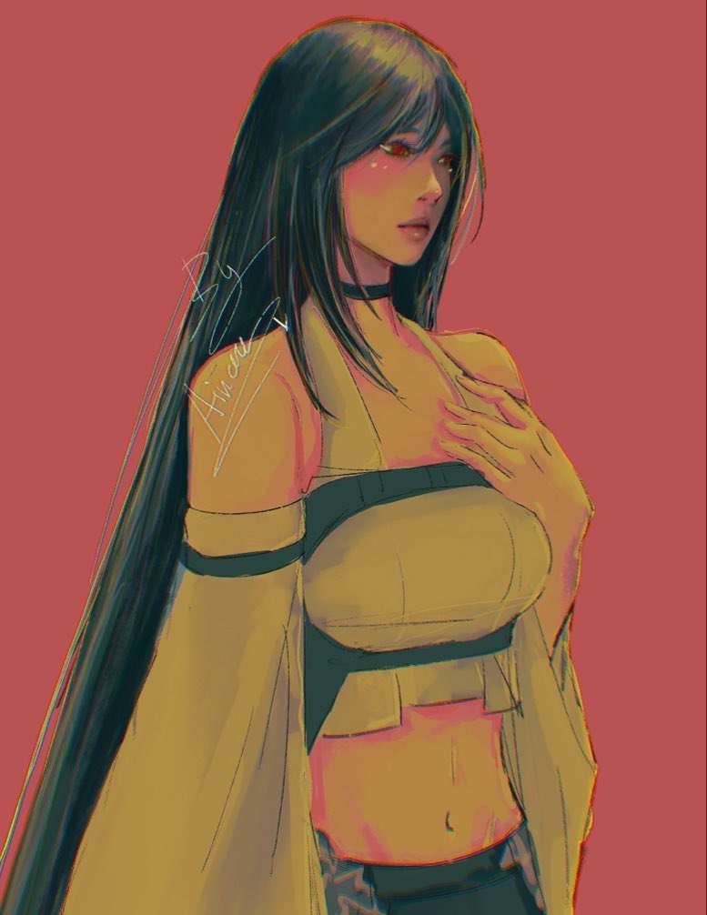 _xAinaa's tweet photo. I’ll make you proud ~ #Tifa https://t.co/tJKoI4iYGy