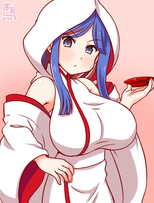 「え、この格好?
 いや、大和も榛名もそうだしさ。
 そういうもんじゃねえの? ……あ、違うの?」

#艦これ版真剣お絵描き60分一本勝負_20260607
#サウスダコタ 